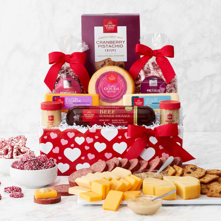 Product Image: Hickory Farms Valentine's Day Snacks & Sweets Gift Basket